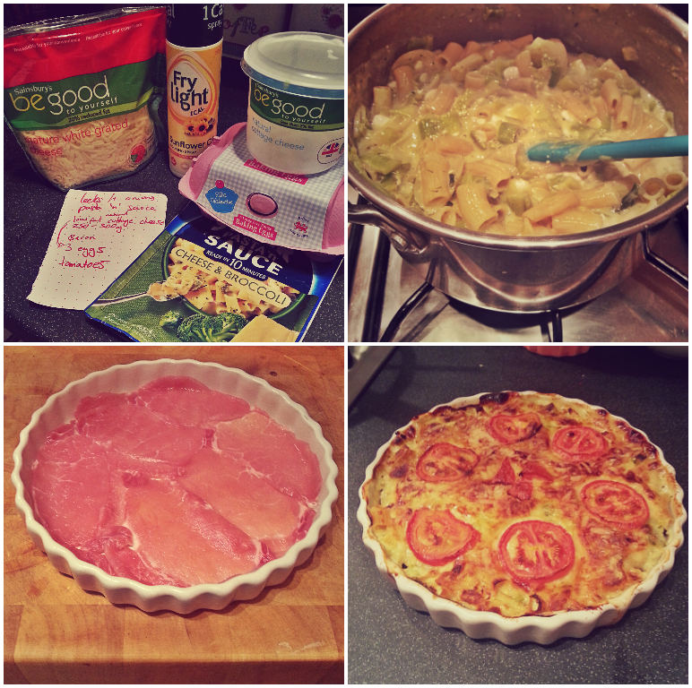 slimming world syn free bacon & mushroom crustless quiche recipe